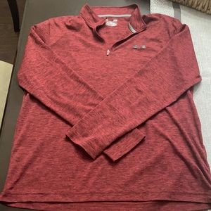Like New- Under Armour Collared Pull-Over Sz L